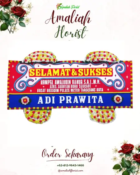 Papan Bunga Ucapan Selamat Brambang